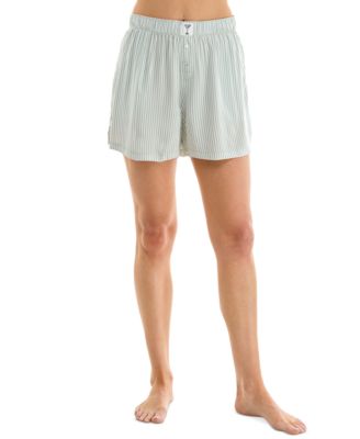Women's 2-Pk. Printed Mid-Rise Boxer Shorts