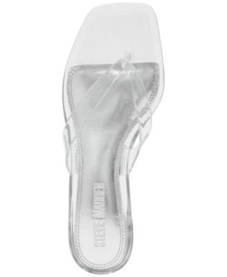 Women's Tracie-J Kitten-Heel Jelly Thong Sandals