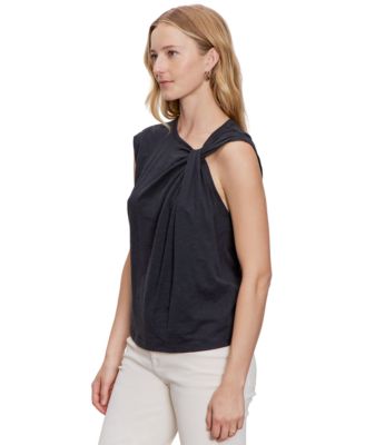 Sanctuary Women's So Twisted Asymmetric Muscle T-Shirt - Macy's
