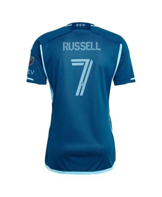 Men's Johnny Russell Navy Sporting Kansas City 2024 Diamonds Our Forever Authentic Player Jersey