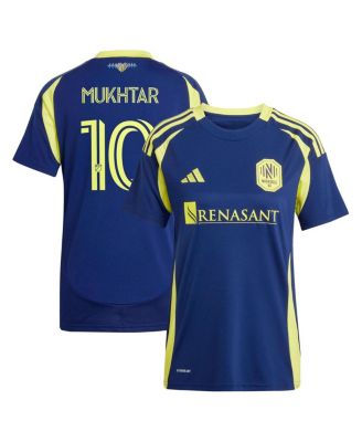 adidas - Women's Hany Mukhtar Navy Nashville SC 2025 The Heart of Nashville Kit Replica Player Jersey