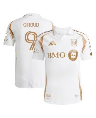 adidas - Men's Olivier Giroud White LAFC 2025 Secondary Authentic Player Jersey