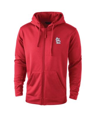Dunbrooke - Men's Red St. Louis Cardinals Trophy Full-Zip Hoodie