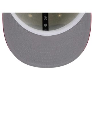 Men's White/Scarlet San Francisco 49ers Main 59FIFTY Fitted Hat