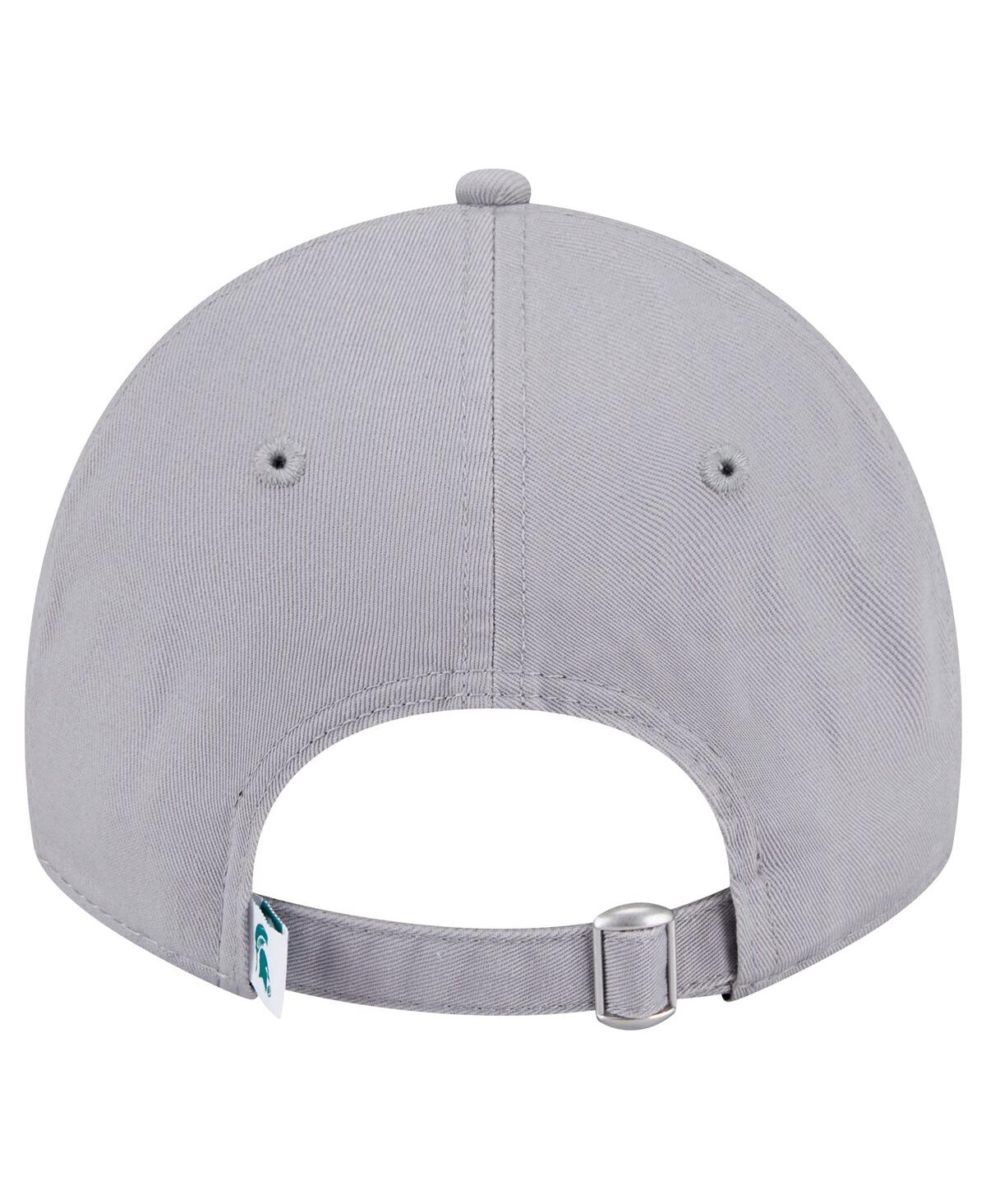 New Era Women's Gray Michigan State Spartans Logo 9twenty Adjustable Hat