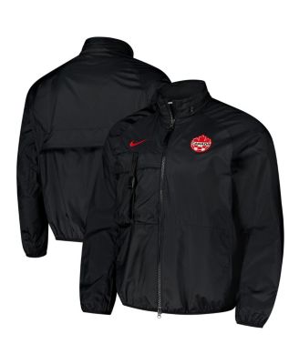 Nike - Men's Black Canada Soccer 2024 Halo Anthem Full-Zip Jacket
