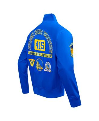 Men's Royal Golden State Warriors Area Code Full-Zip Jacket