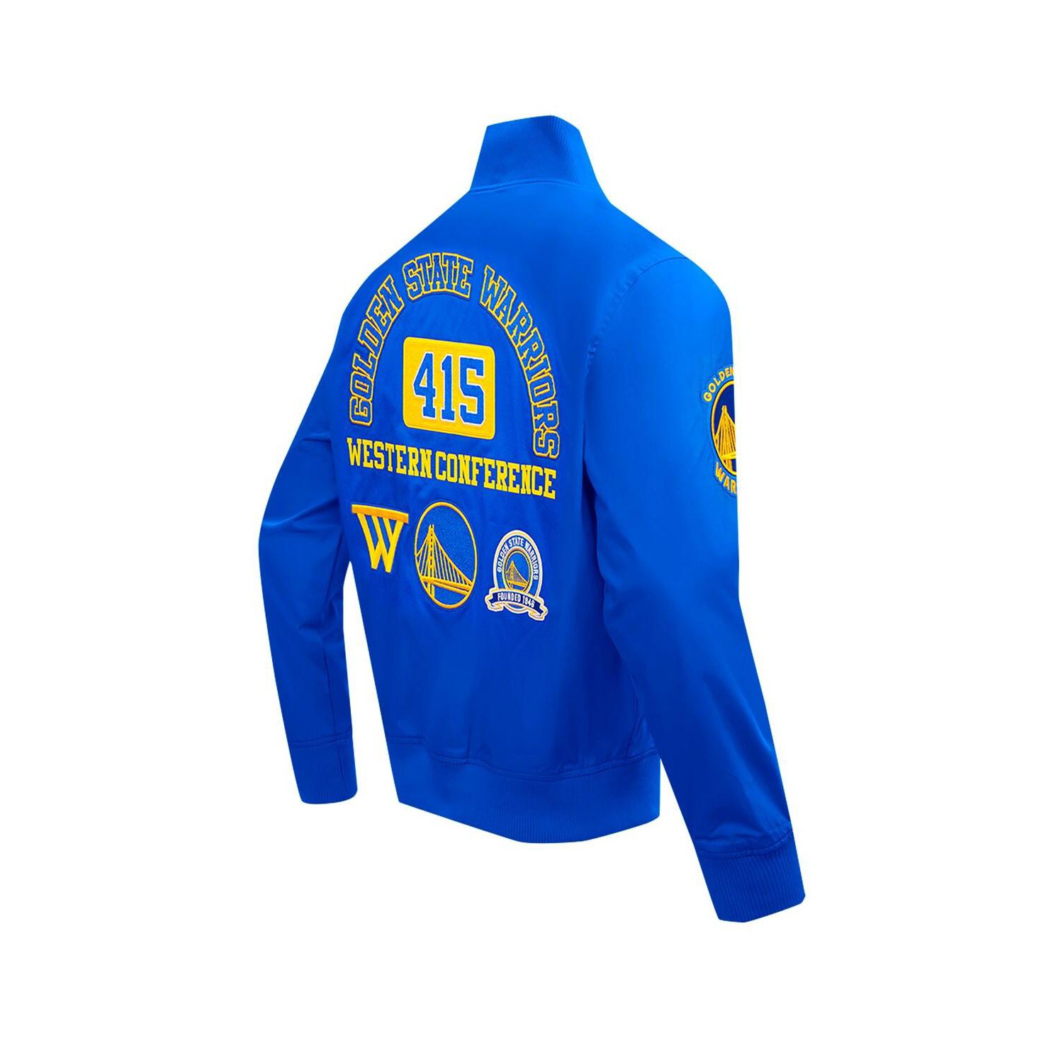 Men's Royal Golden State Warriors Area Code Full-Zip Jacket