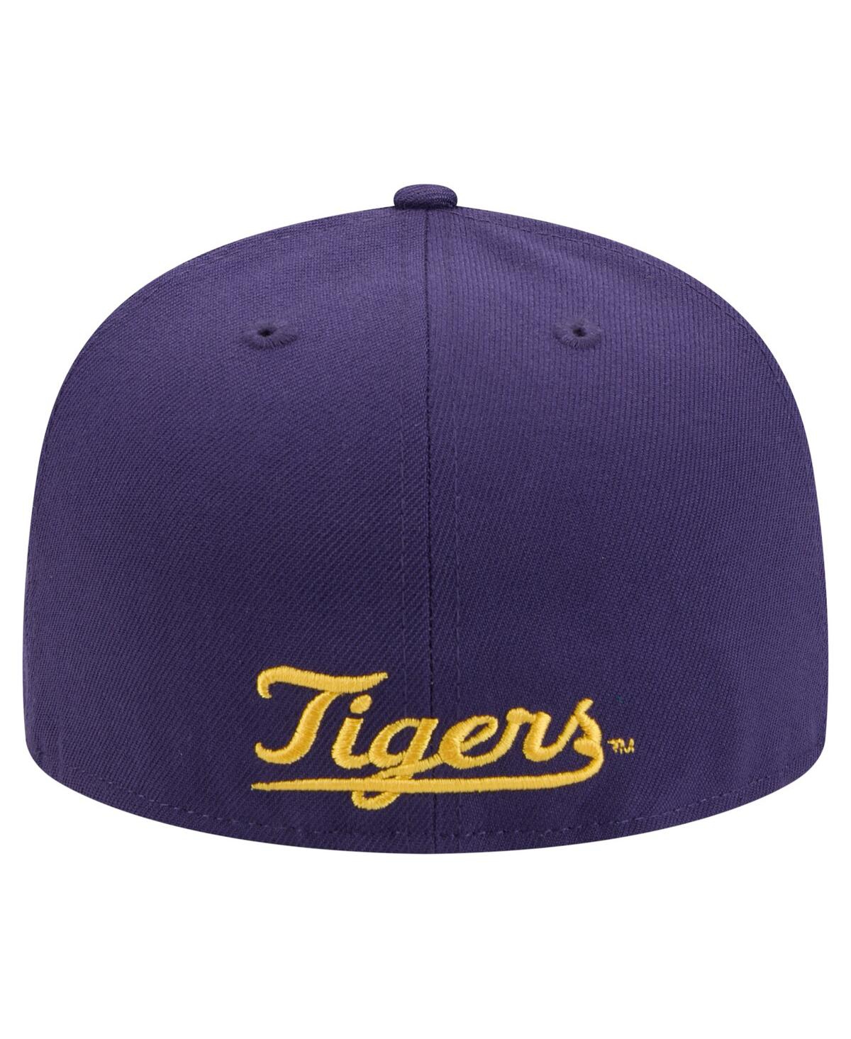 Shop New Era Men's Purple Lsu Tigers Vault 59fifty Fitted Hat