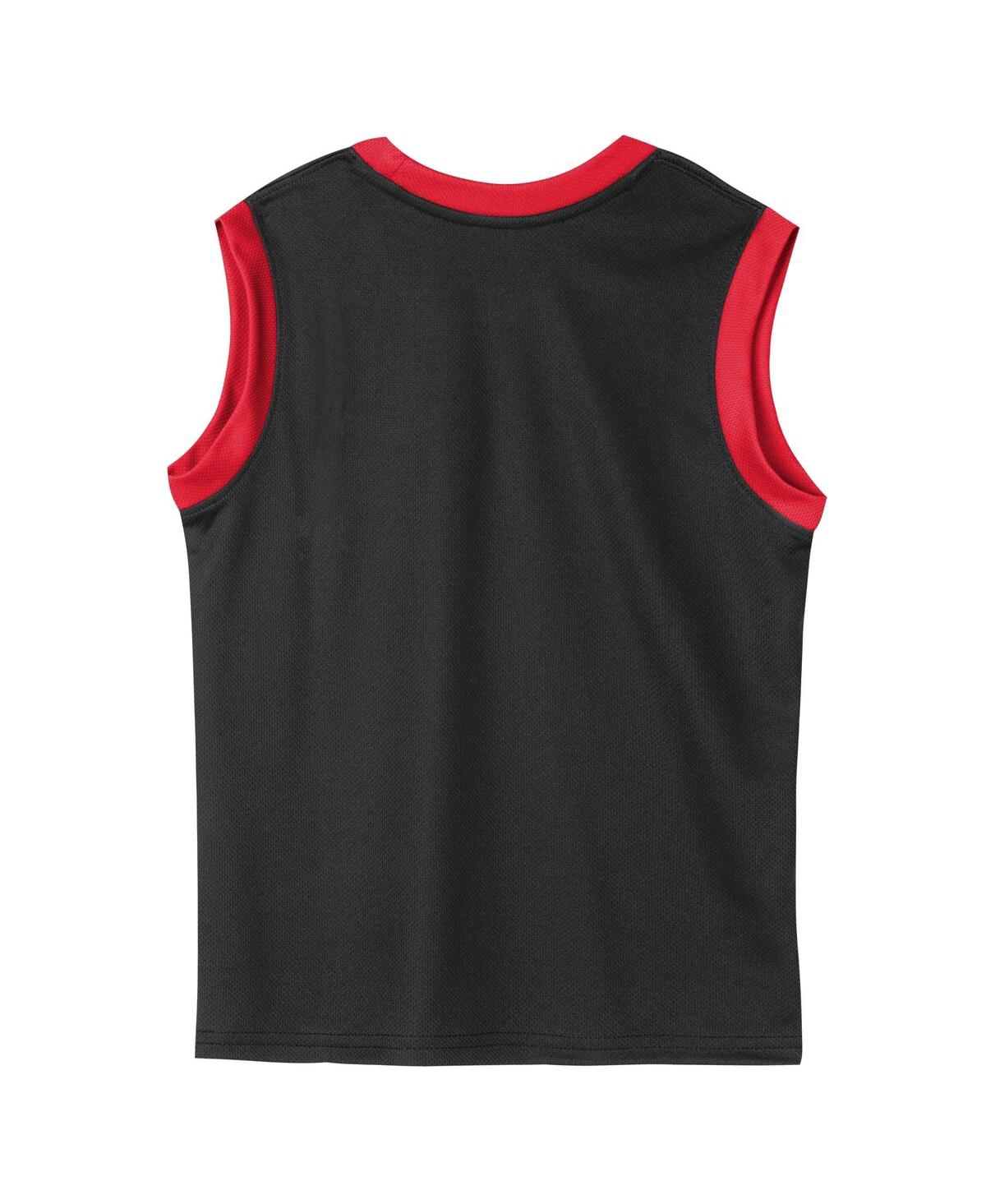 Nike Preschool 2-piece Black Chicago Bulls Mesh Tank Top And Shorts Set