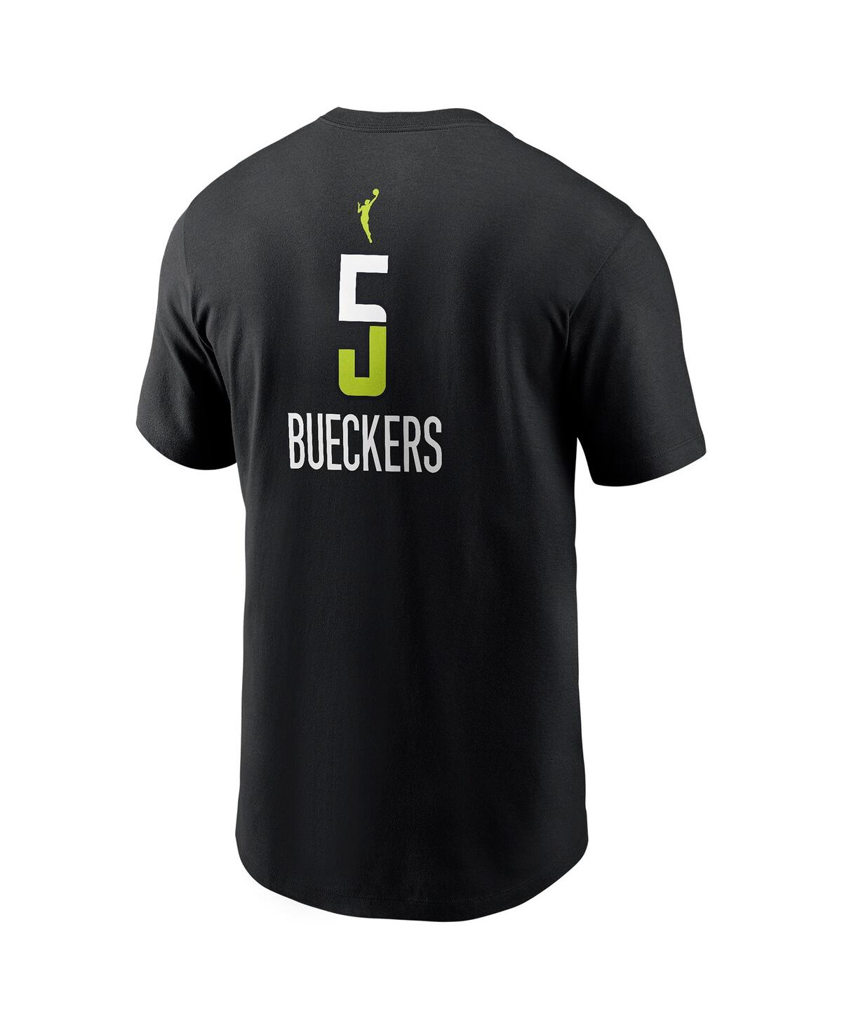 NIKE MEN'S PAIGE BUECKERS BLACK DALLAS WINGS 2025 WNBA DRAFT REBEL EDITION NAME NUMBER T-SHIRT 