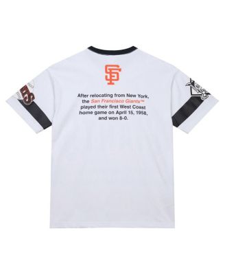Men's White San Francisco Giants Cooperstown Collection Team Origins Premium T-Shirt
