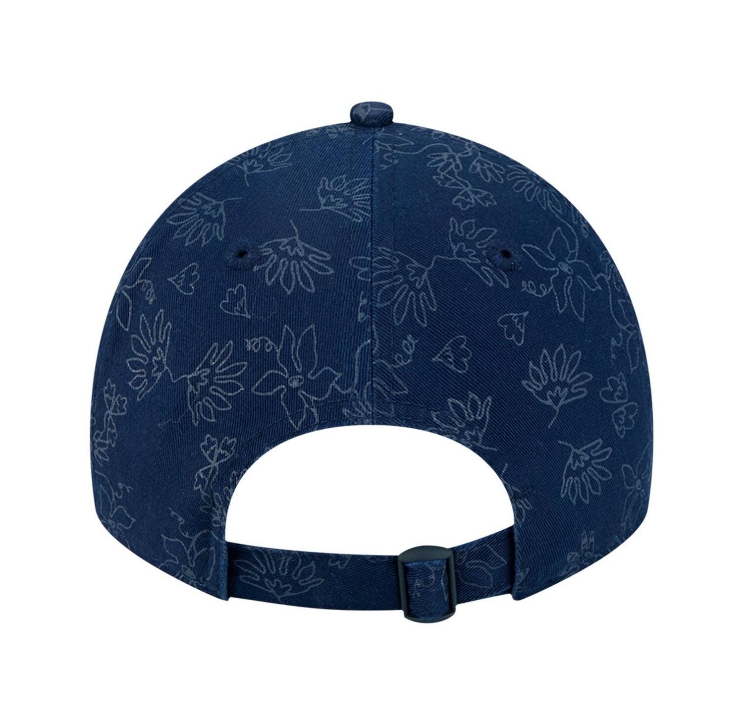 Women's Navy Boston Red Sox Tonal Floral 9TWENTY Adjustable Hat