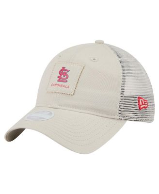 New Era - Women's Light Beige St. Louis Cardinals Square Stitch 9TWENTY Adjustable Hat