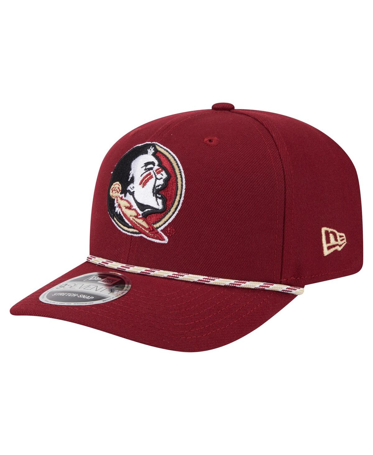 NEW ERA MEN'S GARNET FLORIDA STATE SEMINOLES GAME DAY MULTI-ROPE 9SEVENTY STRETCH-SNAP HAT 