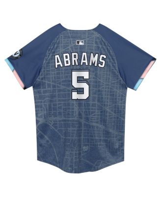 Preschool CJ Abrams Blue Washington Nationals City Connect 2025 Limited Jersey