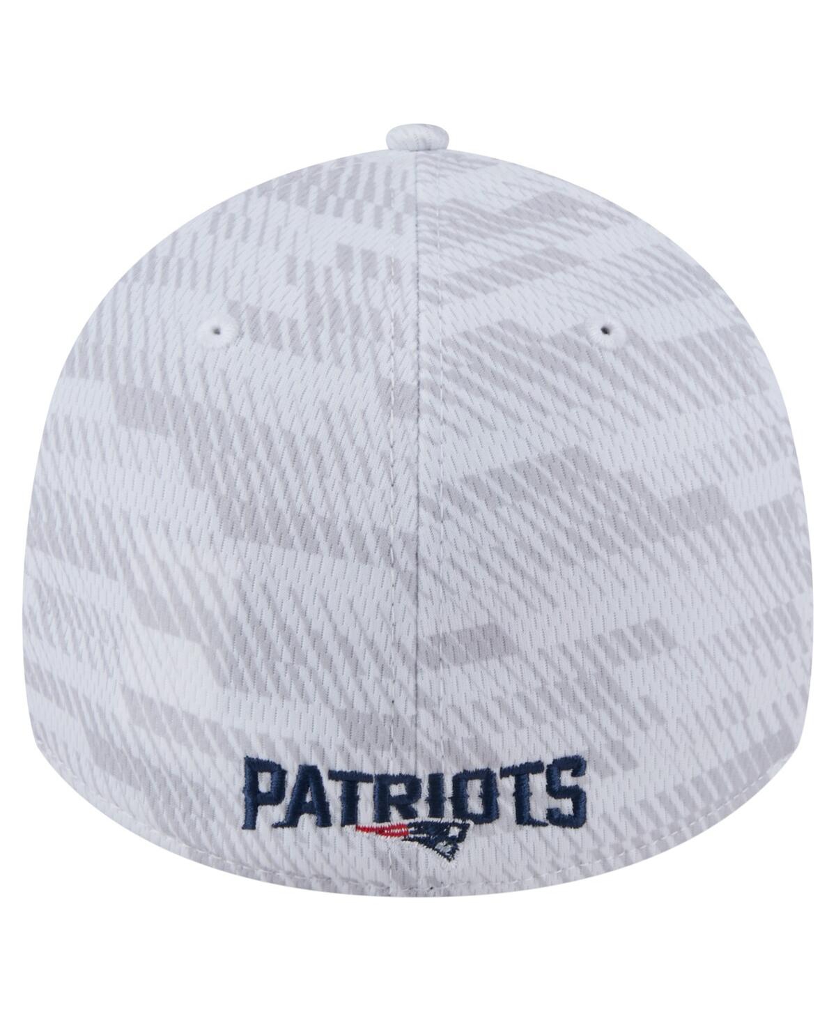 NEW ERA MEN'S WHITE NEW ENGLAND PATRIOTS GAMEDAY GRADED 39THIRTY FLEX HAT 