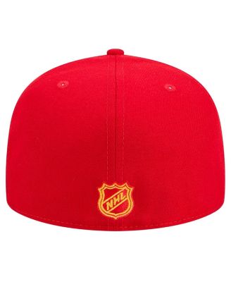 Men's Red Calgary Flames Core 59FIFTY Fitted Hat