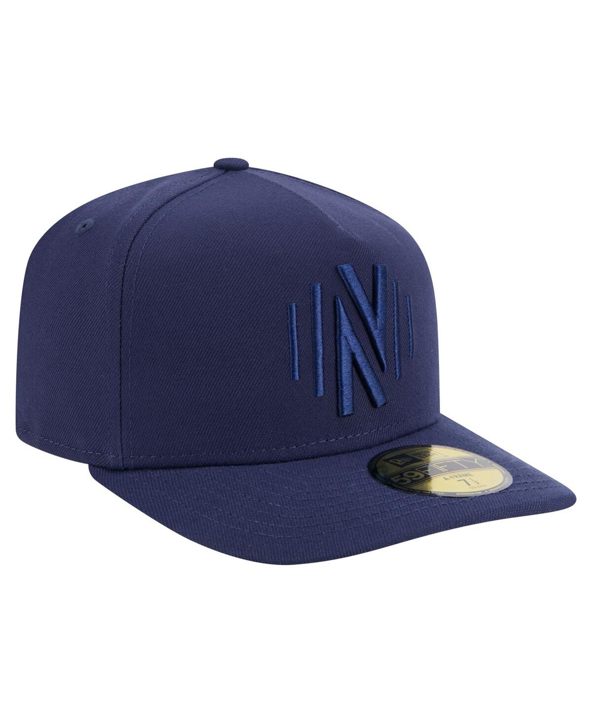 New Era Men's Navy Nashville Sc Color Pack A-frame 59fifty Fitted Hat