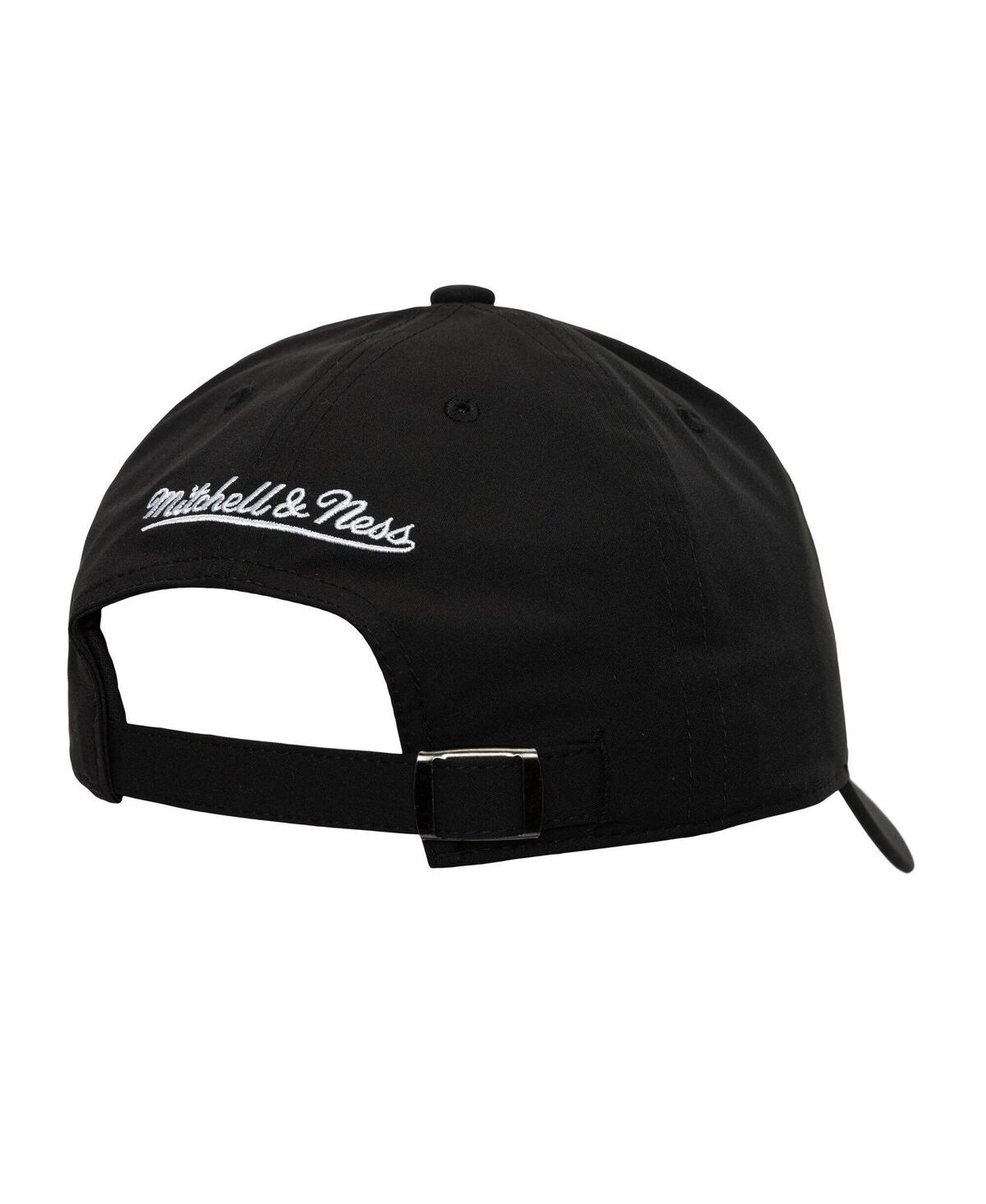 Mitchell & Ness Men's Black Columbus Crew Perfect Strapback Adjustable Hat
