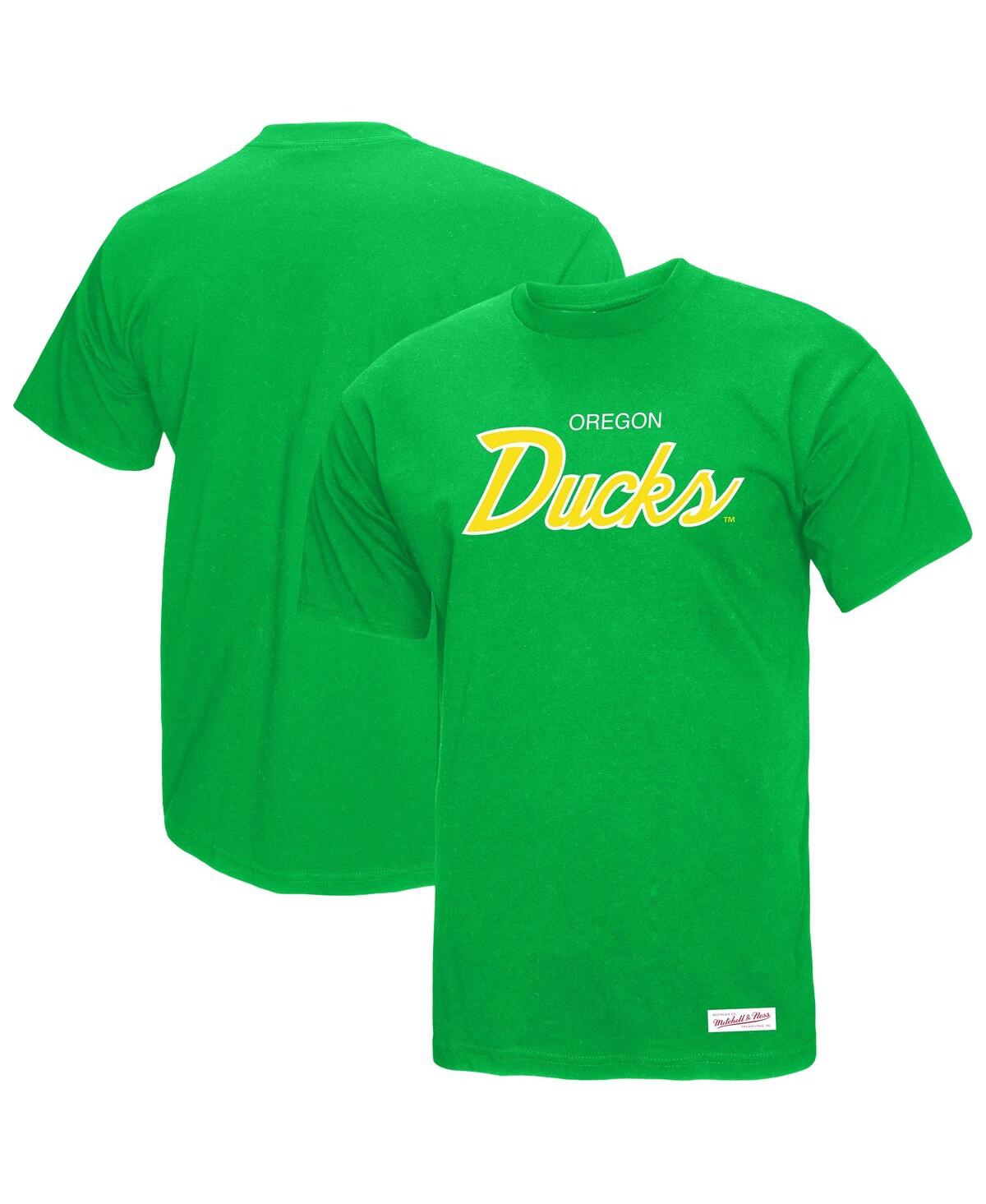 Mitchell & Ness Green Oregon Ducks Elite Script T-shirt