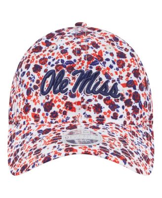 Women's White Ole Miss Rebels Blooming 9TWENTY Adjustable Hat