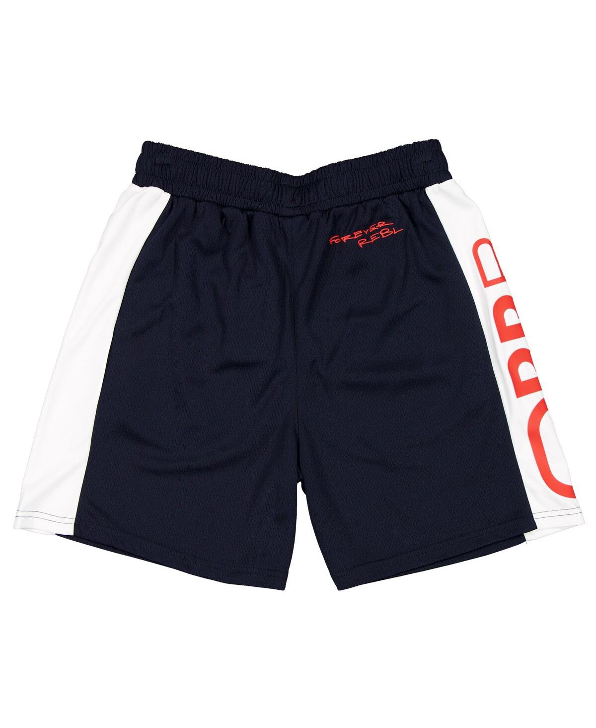 NEW ERA MEN'S NAVY RED BULL RACING GRAPHIC MESH SHORTS 