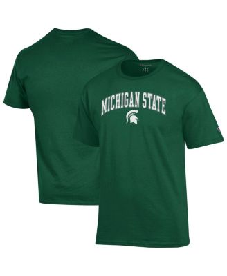 Champion - Men's Green Michigan State Spartans Arch Over Logo T-Shirt