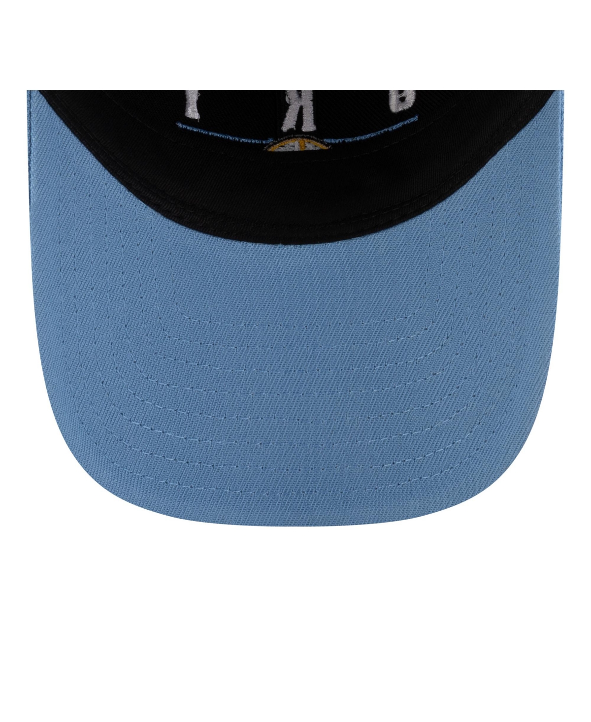 New Era Men's And Women's Black/sky Blue Chicago Sky 2025 Wnba Draft 9twenty Adjustable Hat