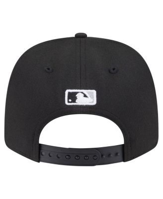 Men's Black Chicago White Sox 125th Anniversary 9SEVENTY Stretch-Snap Hat