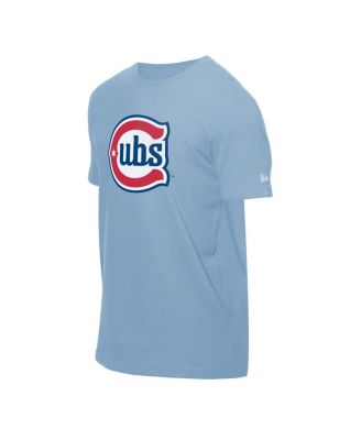 Men's Light Blue Chicago Cubs Star Alternate Logo T-Shirt