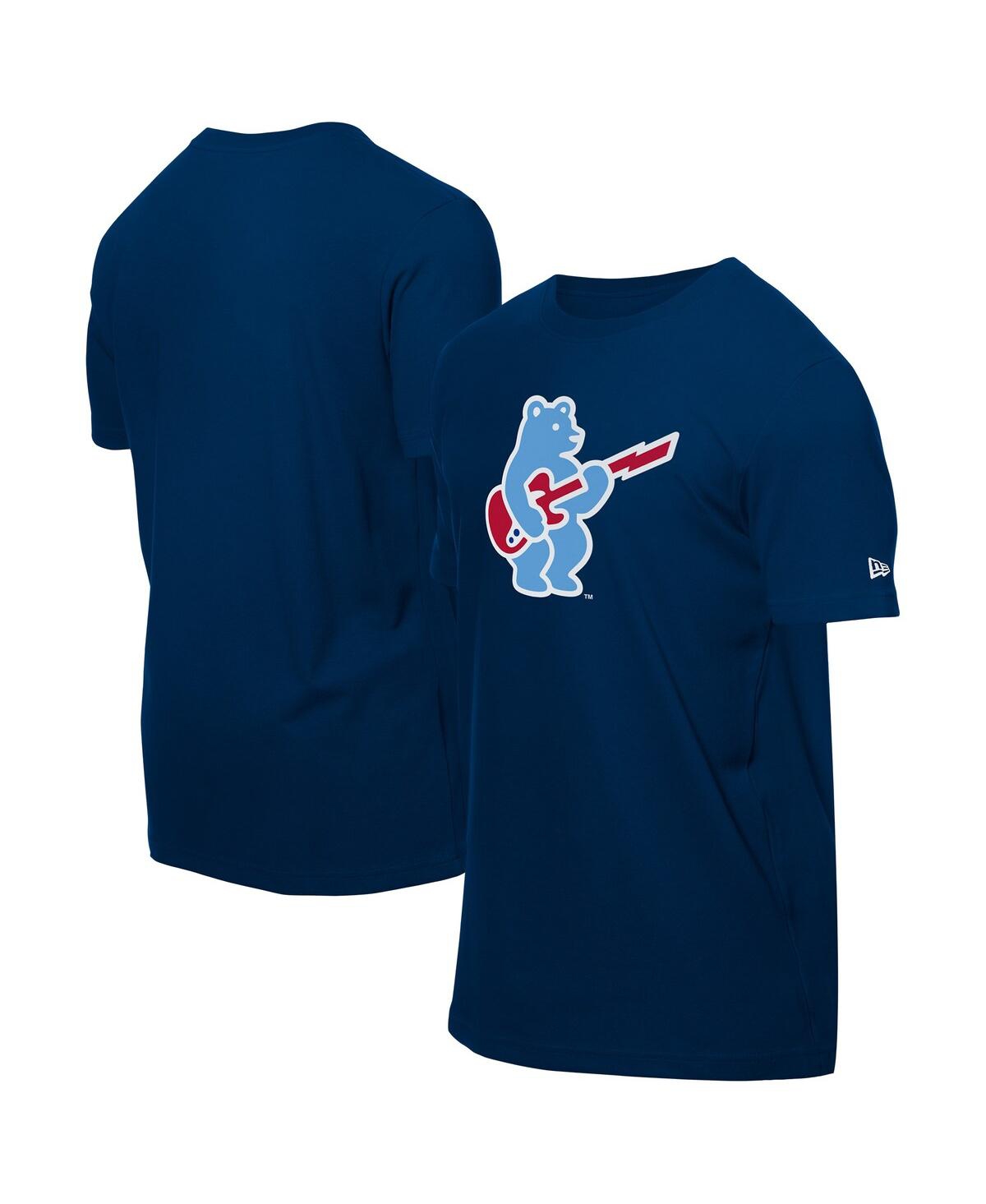 Men's Navy Chicago Cubs Rocking Bear T-Shirt - Navy