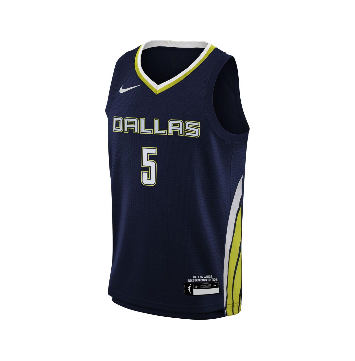 Детское джерси Nike Paige Bueckers Dallas Wings 2025 WNBA Draft Explorer Victory, Navy — фото 2