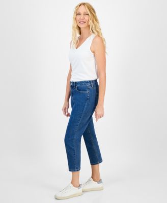 Petite Mid Rise Ankle Jeans, Exclusively at Macy's