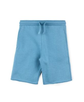Mightly Toddler Fair Trade Organic Cotton Above the Knee Shorts - Chambray