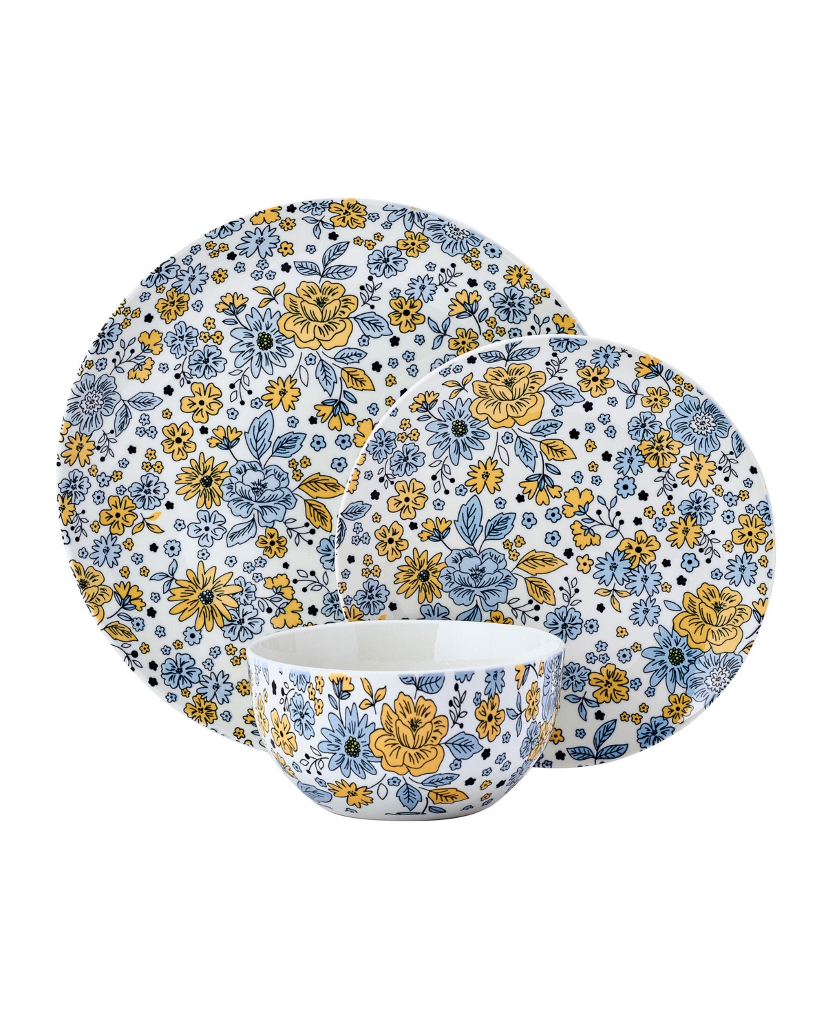 Pfaltzgraff Vibrant Garden 12-Pc. Dinnerware Set, Service for 4