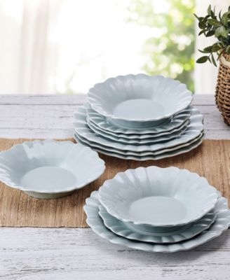 Graceful Petals 12 Pc. Dinnerware Set, Service for 4