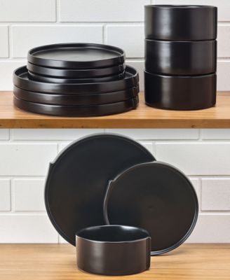 Contemporary Edge 12 Pc. Dinnerware Set, Service for 4