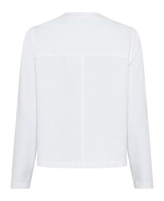 Women's Mixed Media Zip Front Jacket