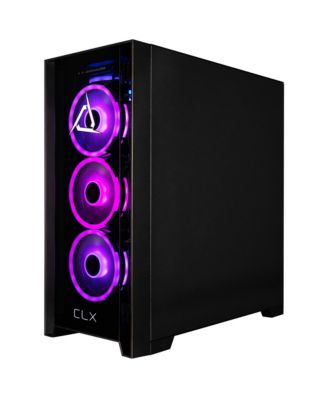 SET Gaming Desktop - Liquid Cooled AMD Ryzen 7 7800X3D 4.2GHz 8-Core Processor, 32GB DDR5 Memory, GeForce RTX 5070 12GB GDDR7 Graphics, 2TB SSD, WiFi, Windows 11 Home 64-bit