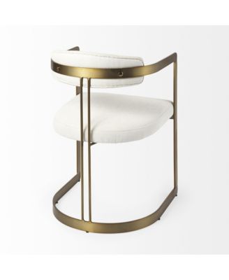 Fabric Upholstered Arm Chair for Dining Table or Living Room Seating