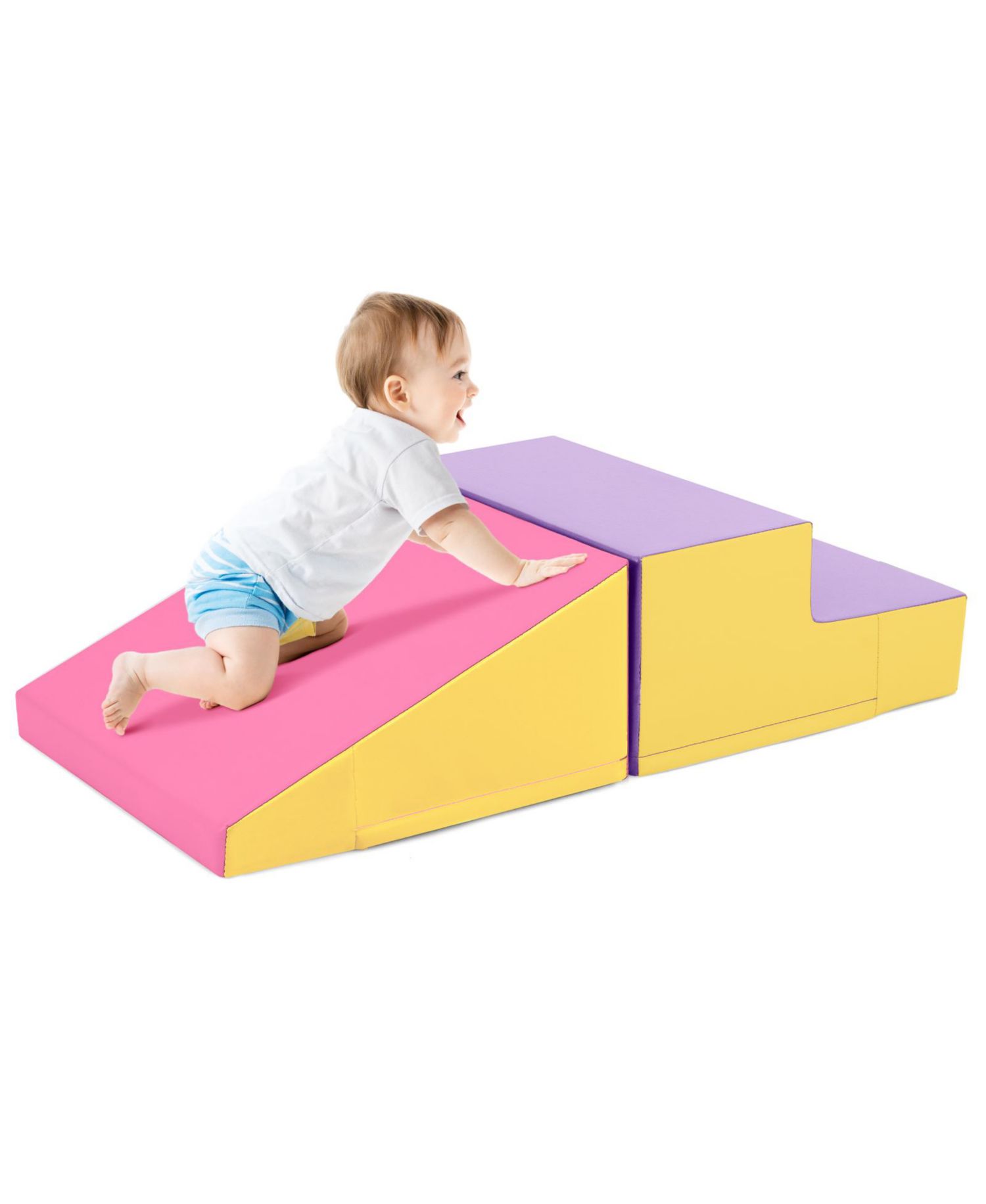 Набор для игр Baby Soft Play с пенопластовыми блоками, состоящий из 2-х частей, для младенцев и малышей.