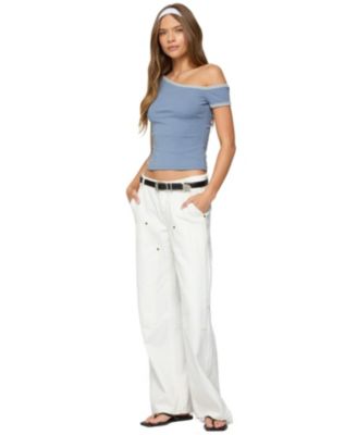 Women's Lorna Contrast Off Shoulder Top