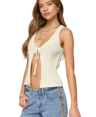 Women's Verona Split Front Knit Top