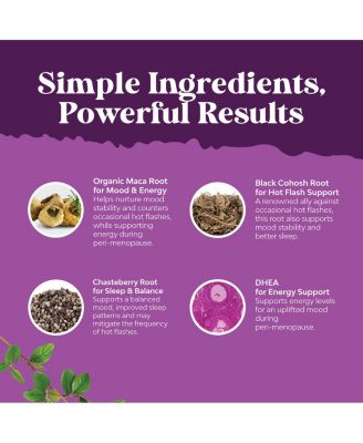 Perimenopause Support Capsules, Women's Pre Menopause Support, Women's Wellness Supplement, 120ct