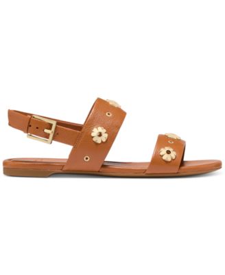 Women's Spade Flower Studded Flat Sandals