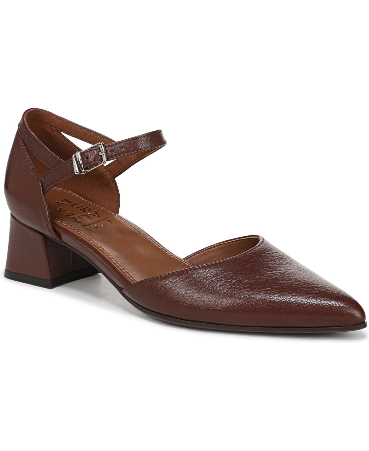Naturalizer Women's Maddox Block Heel Ankle Strap Pumps