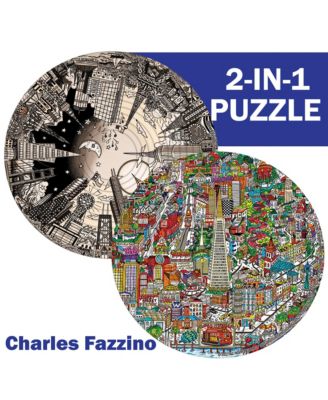 Spin Flip Puzzle: Charles Fazzino 2L