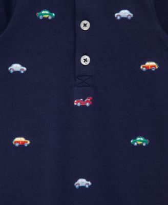 Baby Boys Cars Coverall & Socks, 2 Piece Set