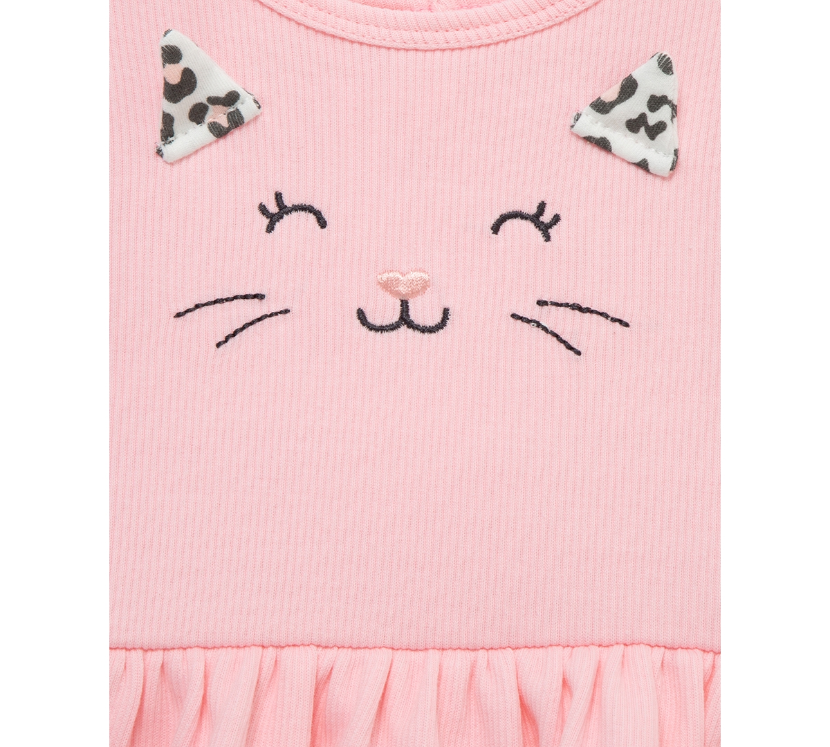 Little Me Leopard Bodysuit, Pants & Headband Set In Multi